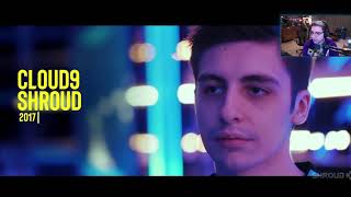 shroud epic reaction to himself at ESL ONE Cologne 2017 [upl. by Idnahk]