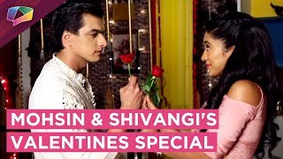 Mohsin Khan And Shivangi Joshi Have A Fun Valentines Celebration With India Forums [upl. by Norvun]