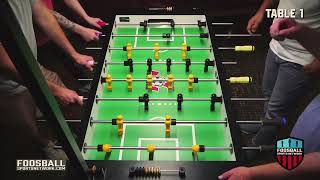 2024 OK Foosball Expert Dbls Semi Final Rishabh Singawne amp Brian King vs Jason Rooks amp Craig Topham [upl. by Ylehsa]