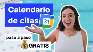 Crea un calendario DE CITAS gratis PASO A PASO 📅 NUEVA función de Google Calendar [upl. by Fabe]