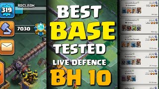 Bh 10 Base Link After Update  Builder base 20 Base 2023  New Trophy Base builder hall 10 [upl. by Lerud]