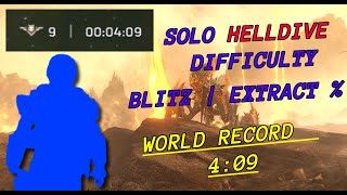 HellDivers  HOW TO BEAT BLITZ IN SUB 5 MINUTES  WR  409 [upl. by Gnos]