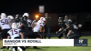 High School Football Bangor vs Royall [upl. by Eelram746]