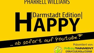 Pharrell Williams  Happy Darmstadt Edition Germany happyday [upl. by Atinuaj344]