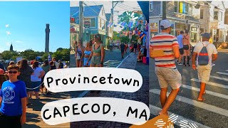 Provincetown Walking Tour  Cape Cod Massachusetts  CAPE COD VLOG  PTown  PTown [upl. by Artemahs]