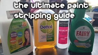 How to Strip Paint from Miniatures with Household Products [upl. by Lura]