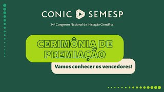 Cerimônia de Premiação  24º CONICSEMESP [upl. by Oretos]