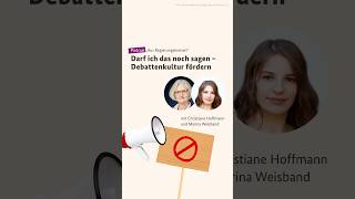 Marina Weisband und Christiane Hoffmann in einer neuen Podcast Folge über Meinungsfreiheit Shorts [upl. by Clothilde331]