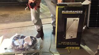 Setting Up A BushRanger Portable Gas Hot Water System [upl. by Ifok]