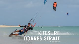 Kitesurfing the Magic Mile with Zephyr Tours  Torres Strait [upl. by Vardon]