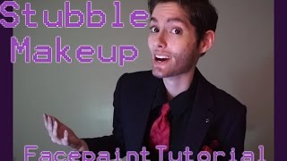 Killer Stubble Makeup Facepaint Tutorial [upl. by Mapes490]