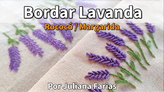 Bordar flores de Lavanda [upl. by Neladgam]