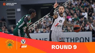 PanathinaikosVirtus  Round 9 Highlights  202324 Turkish Airlines EuroLeague [upl. by Ramiah]