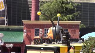 Springfield  Bumblebee Mans Taco Truck Head Installation  Universal Studios Hollywood [upl. by Nalloh]