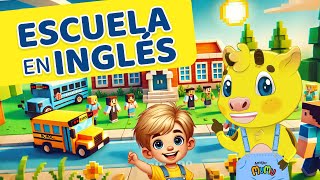 INGLÉS PARA NIÑOS  PARTES DE LA ESCUELA EN INGLÉS  APRENDER INGLÉS [upl. by Shanta]