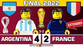 World Cup Final 2022 • Argentina vs France 42 33 • All Goals amp Extеndеd Hіghlіghts Lego Football [upl. by Aile318]