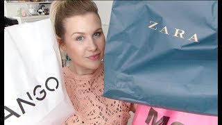 BIG HAUL MODE ET BEAUTÉ PRINTEMPSÉTÉ  ventes privées Mango et try on [upl. by Oinotnanauj]