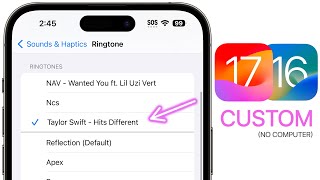 How to Set ANY Song as RINGTONE on iPhone Easiest Way [upl. by Meyers398]