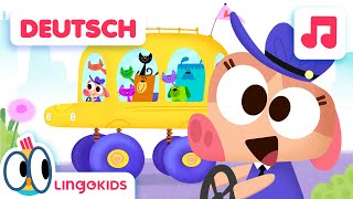 Die RÄDER am BUS drehen sich 🚌 🎶 KINDERLIEDER  Lingokids auf Deutsch [upl. by Anitsim565]