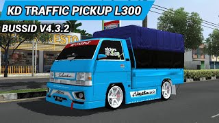 Kodename Traffic Mobil PICKUP L300  BUSSID V432 [upl. by Ayocat894]