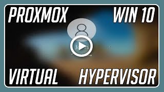 How to install Windows 10 on Proxmox Hypervisor Server [upl. by Rettuc]