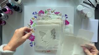 3 Quick And Easy Cards To Make With Stencils [upl. by Harri]