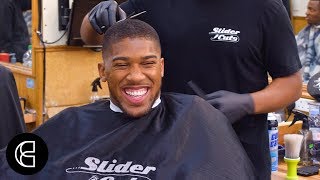 Anthony Joshua Stormzy and Dizzee Rascals North London Barbershop [upl. by Bowlds]