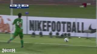 العراق 01 اليابان  تصفيات كأس العالم 2014 [upl. by Niroc]