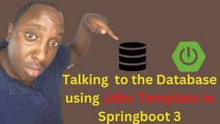 Mastering JDBC templatesConnecting Springboot 3 Application to Database [upl. by Bertolde720]