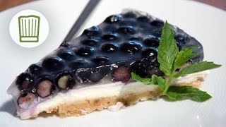 FrischkäseTorte mit BröselBoden und Blaubeeren chefkoch [upl. by Nohsyt]