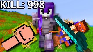 I Have 50 Hours To Get 1000 Kills in Minecraft [upl. by Ivory]