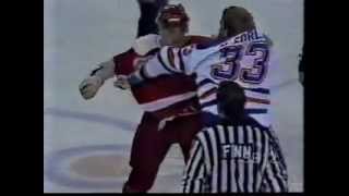 Marty McSorley vs Joey Kocur 5787 [upl. by Aketahs]