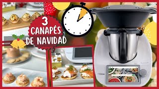 APERITIVOS y CANAPÉS de NAVIDAD🎄 🎁 en 5 MINUTOS 💫 con THERMOMIX  FÁCILES Y RÁPIDOS [upl. by Annecorinne]