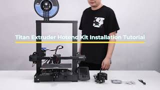 Two in one Titan Extruder  High Temperature High Flow Hotend Kit Installation Guide [upl. by Norek]