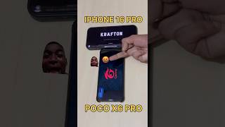 IPHONE 16 PRO😈 Vs POCO X6 PRO💀VsGoogle pixel6😱vsiQOO 12Vs 8GBvs4GBVsPUBG TEST pocox6pro iphone [upl. by Fernyak]