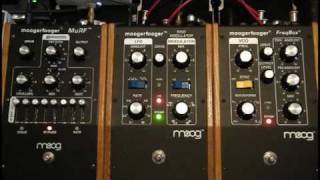 Moogerfooger CV MF102 Ring Modulator Carrier In Demo [upl. by Magdala564]