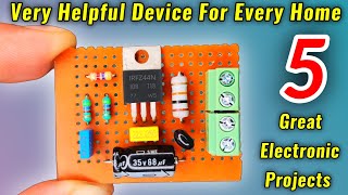 5 helpful Electronic Projects for beginners [upl. by Nairad303]