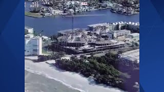 Watch Aerial footage captures Naples coast after Hurricane Milton [upl. by Garrik]