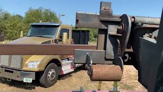 MOFFETT FORKLIFT DELIVERY Getting roof done before hurricane Helene hits [upl. by Valdis]