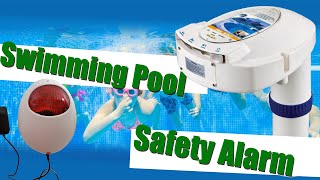 Test of IC ICLOVER Pool Alarm Outdoor Inground Immersion Swimming Pool Safety Alarm [upl. by Eelnodnarb781]