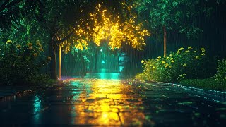 Comfortable Rain And Water Sounds For Sleeping  Lack Of Sleep Insomnia [upl. by Lewin]