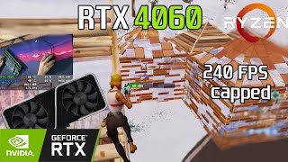 🚀 RTX 4060  Ryzen 5 5600X · 240fps capped · Fortnite CHAPTER 5 · COMPETITIVE SETTINGS [upl. by Neils372]