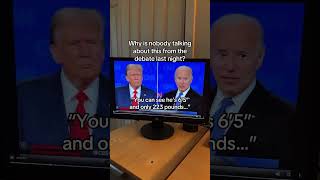 Surprise from the Debate shorts finance Trump biden [upl. by Enilhtak]