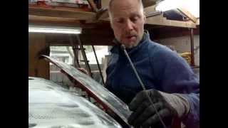 cutting fiting and welding a second hand panel [upl. by Merta]