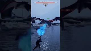 Hivernal Ice Dragon dragonage gameplay shorts reels fyp gaming dragon rpg playstation bow [upl. by Barboza]