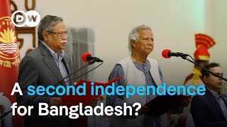 Muhammad Yunus sworn in to lead Bangladesh’s interim government  DW News [upl. by Euginimod161]