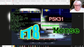 PhantomSDR mit fldigi 🌎 quotGeräusche dekodierenquot ► PSK31 · FT8 · Morse Code ► Decoding signals [upl. by Aneeled]