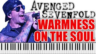 AVENGED SEVENFOLD  Warmness On The Soul  PIANO COVER M Shadows vocals [upl. by Gathard677]