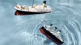 Britannic Titanic Mauretania SS United States Queen Mary amp More SINKING MODELS ON PARADE 2023 [upl. by Eal]