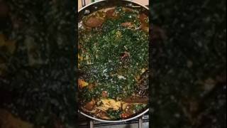 Water Leaves And Ugu Soup vegetablesouprecipe [upl. by Dygall]